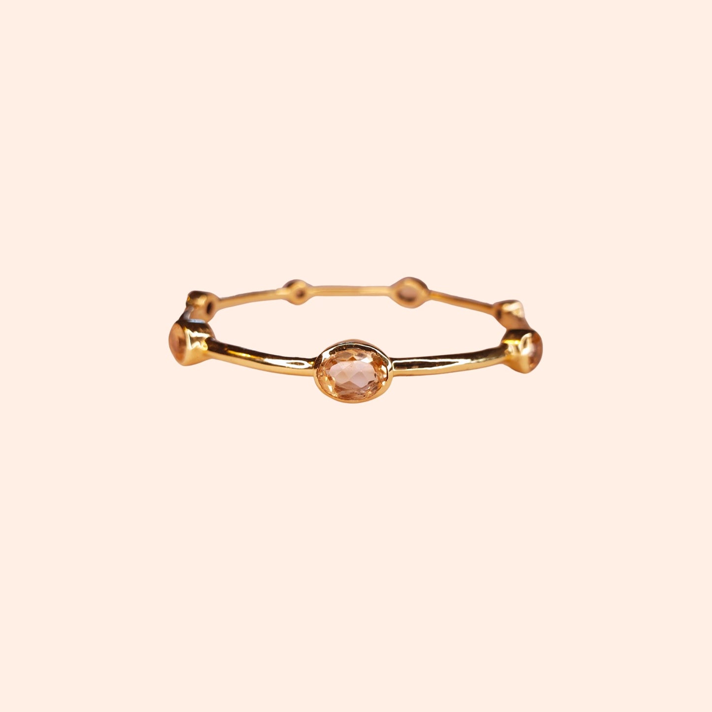 Bracelet jonc Citrine - Gloria