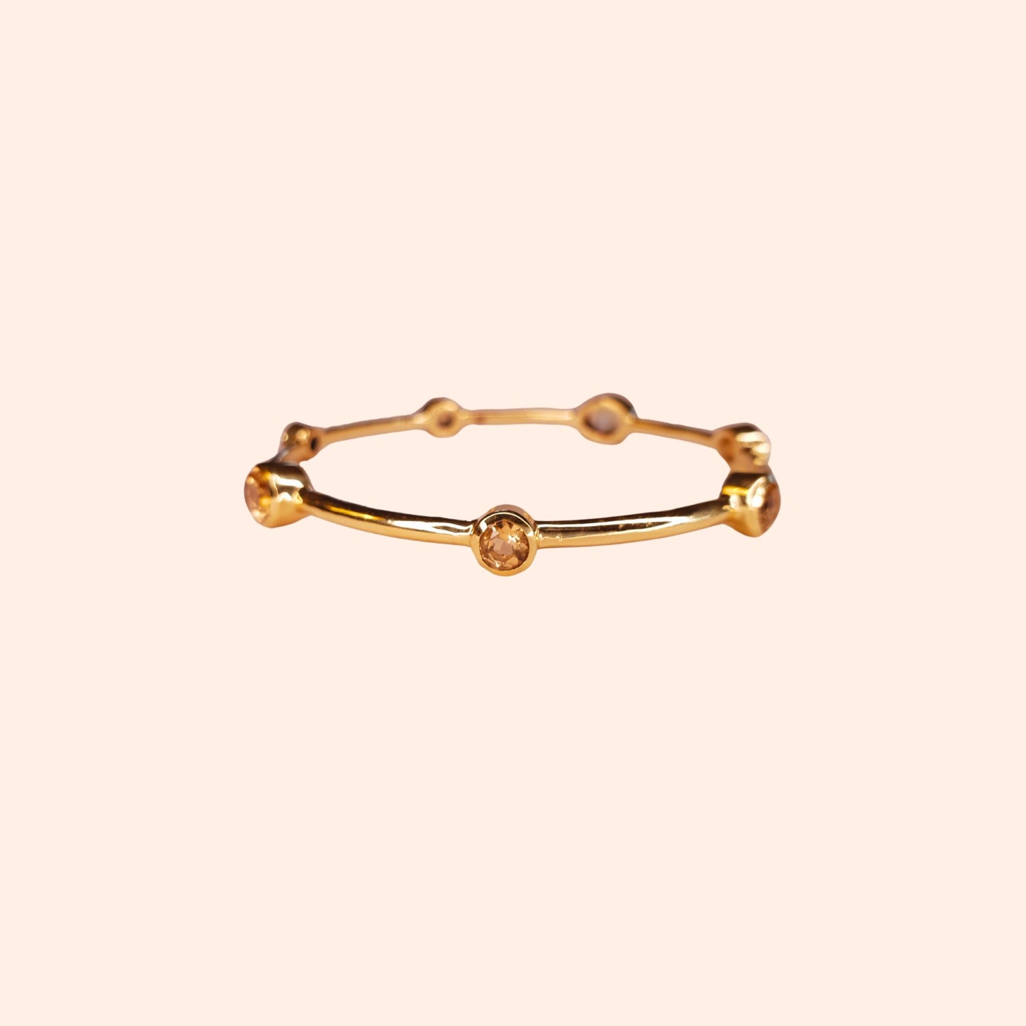 Bracelet jonc Citrine - Gloria