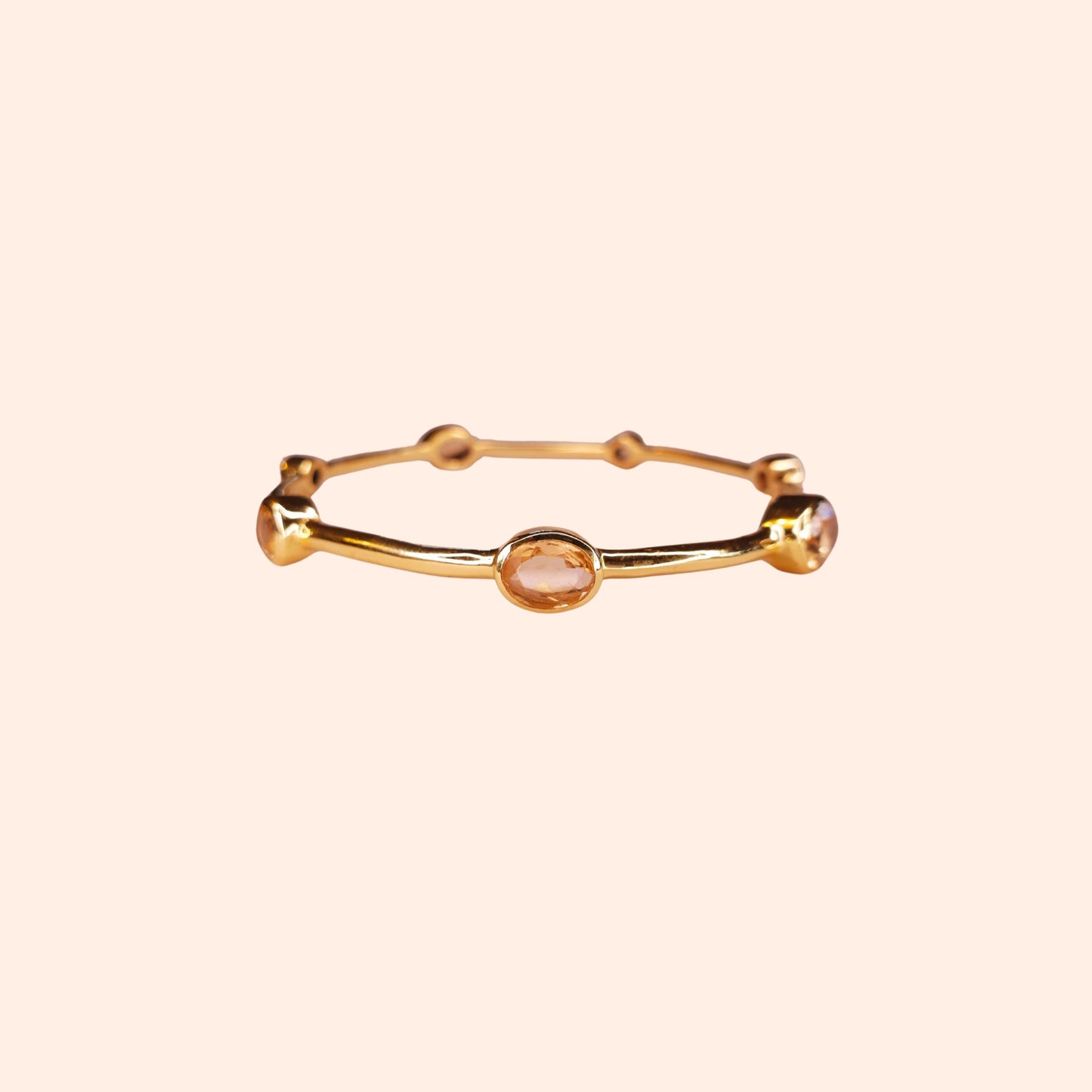 Bracelet jonc Citrine - Gloria