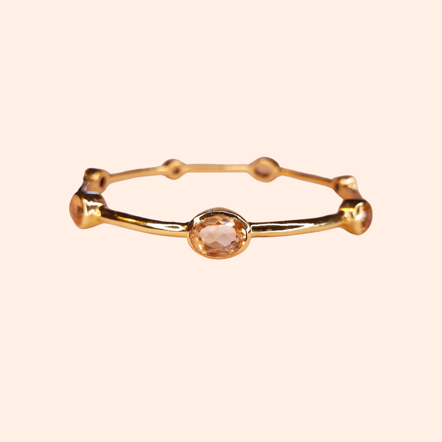 Bracelet jonc Citrine - Gloria