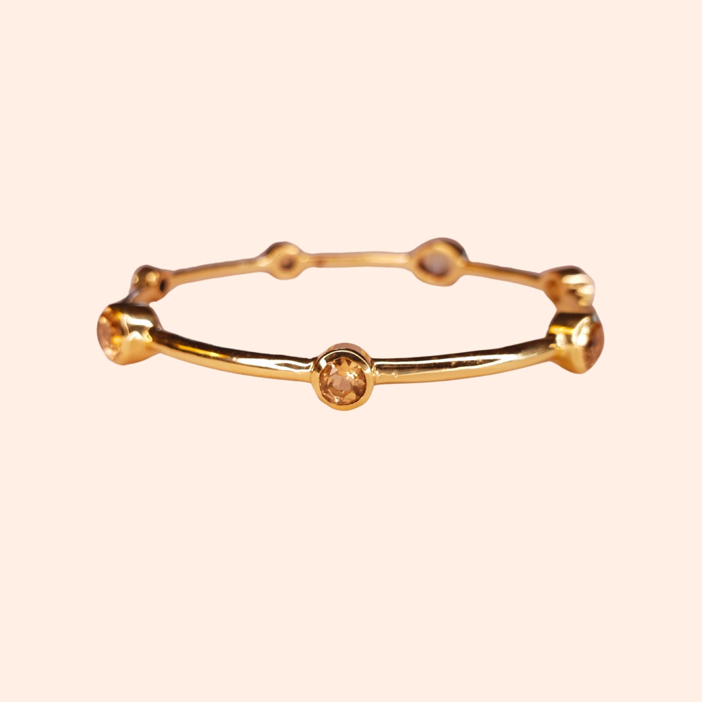 Bracelet jonc Citrine - Gloria