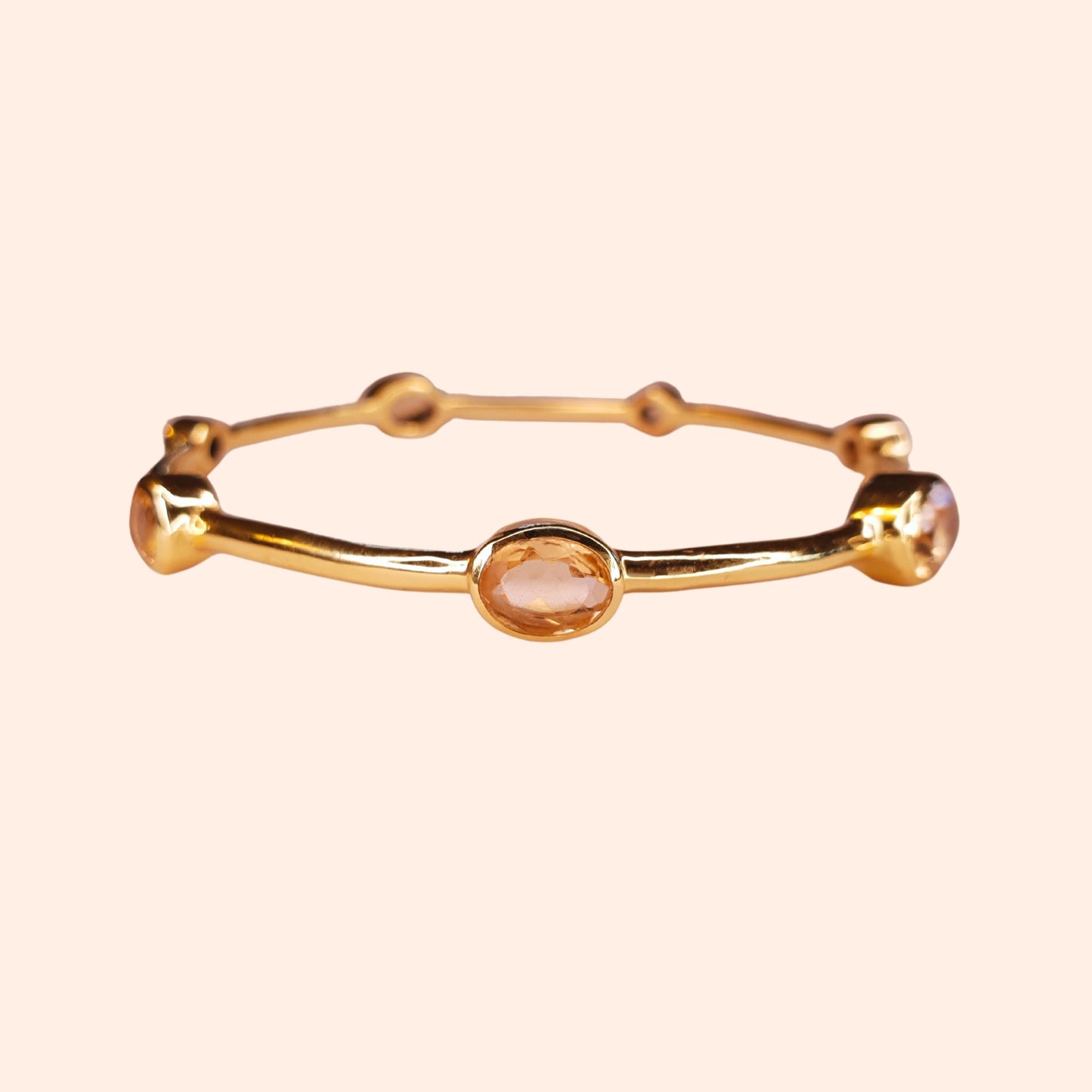 Bracelet jonc Citrine - Gloria