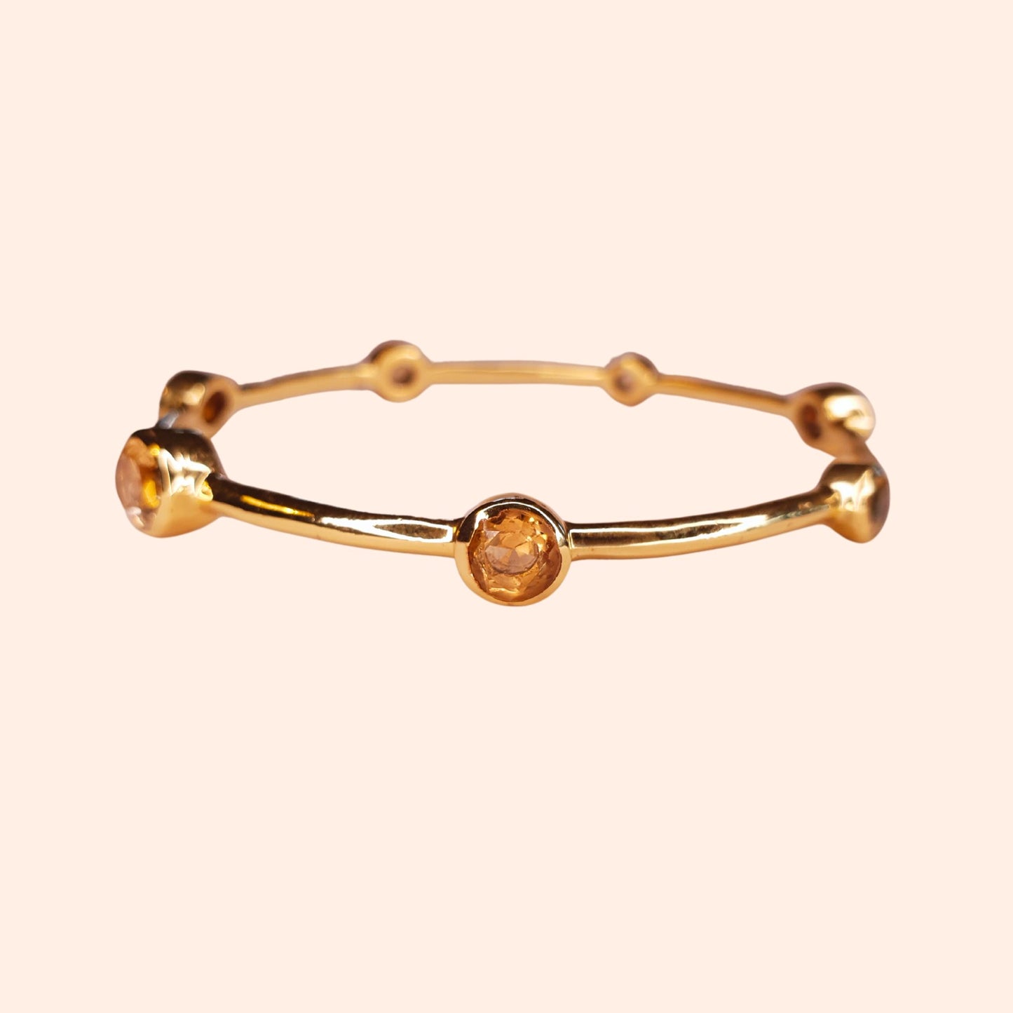 Bracelet jonc Citrine - Gloria