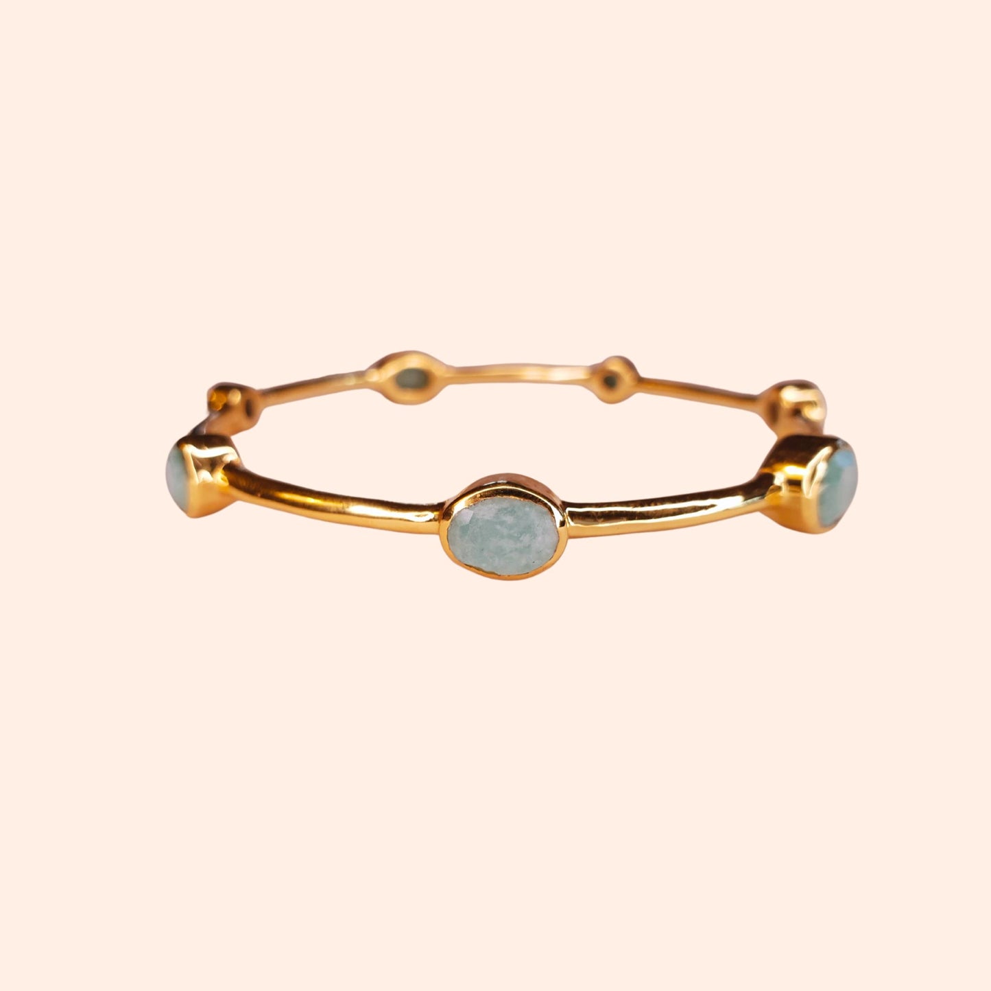 Bracelet jonc Amazonite - Gloria
