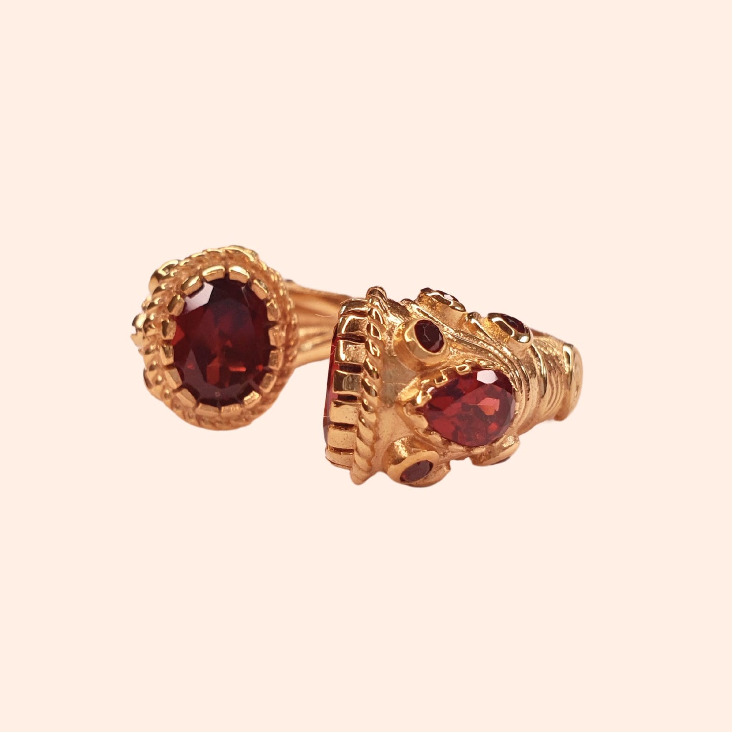 Bague Jaipur Grenat - Asté