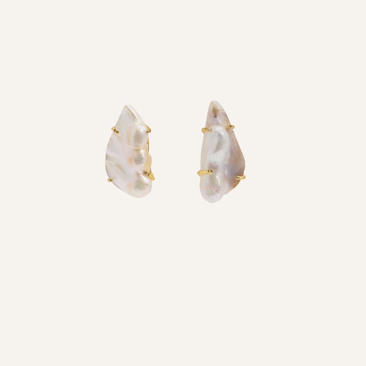 Boucles d'oreilles Puces Perles Baroques - Shelly