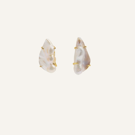 Boucles d'oreilles Puces Perles Baroques - Shelly