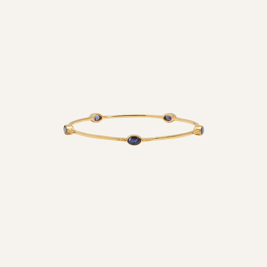 Bracelet jonc Iolite - Gina