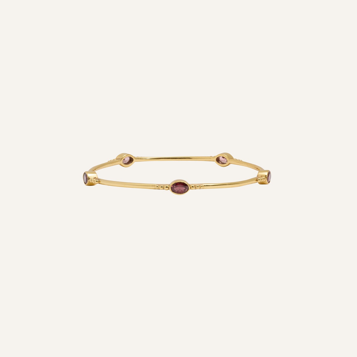 Bracelet jonc pierre Tourmalines - Gina