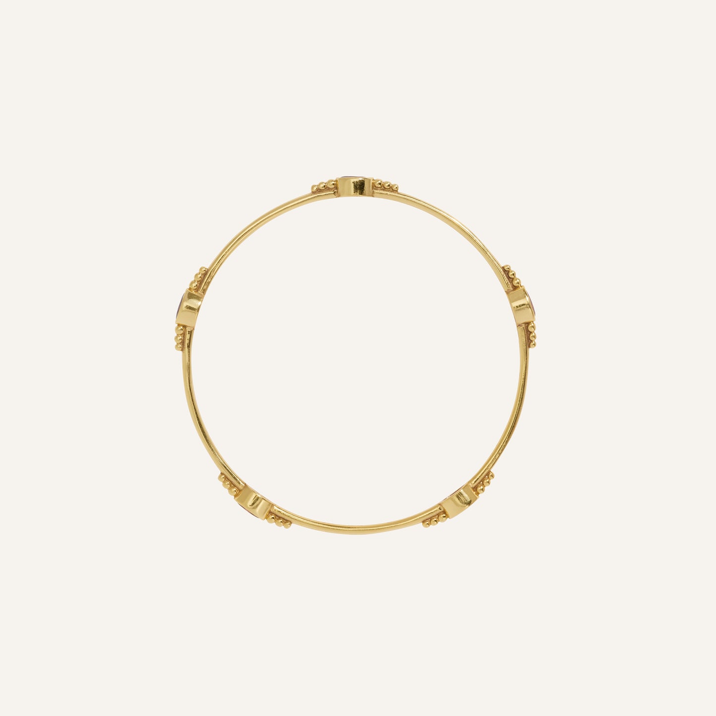 Bracelet jonc pierre Tourmalines - Gina
