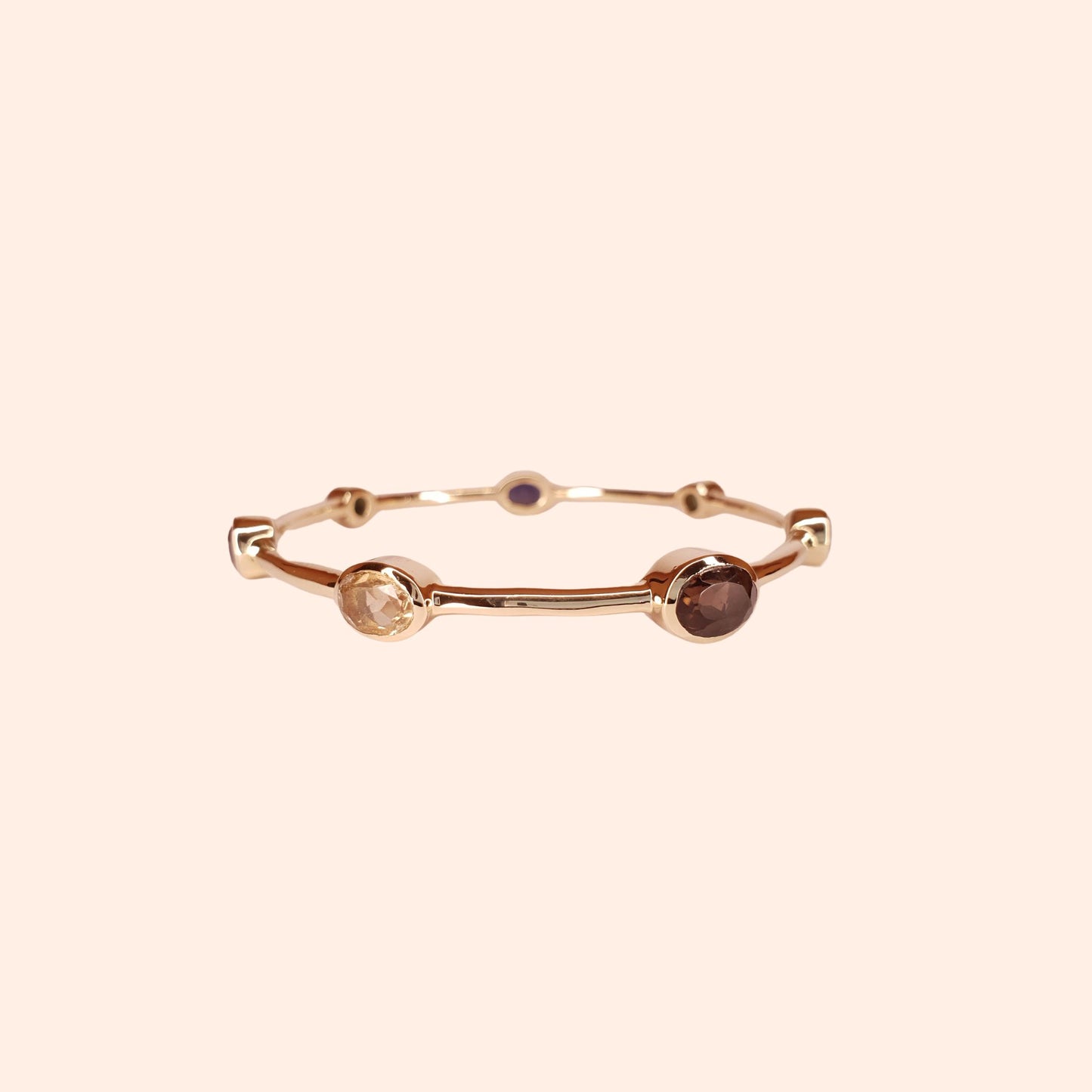 Bracelet jonc femme multi pierres - Gloria