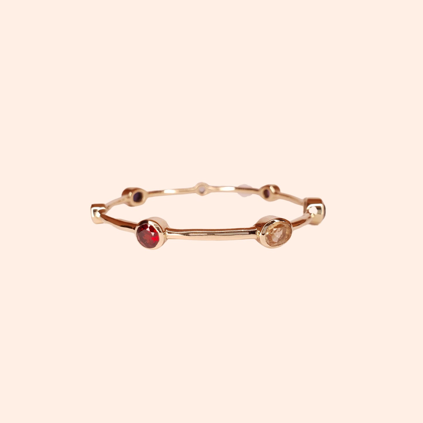 Bracelet jonc femme multi pierres - Gloria