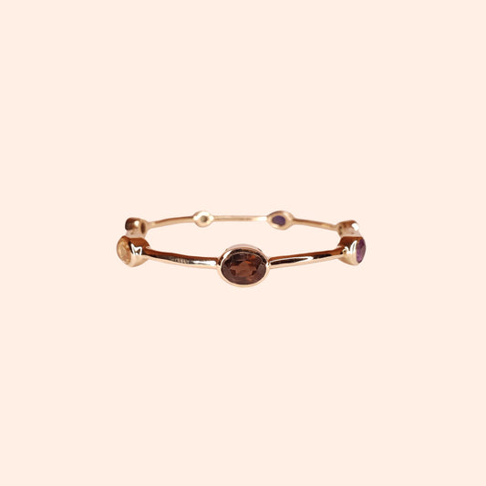 Bracelet jonc femme multi pierres - Gloria