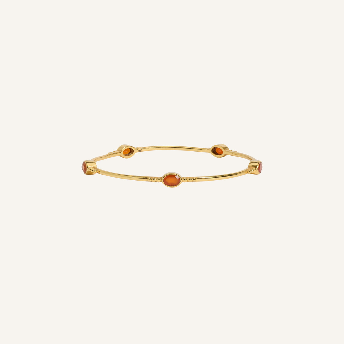 Bracelet jonc Cornaline - Gina