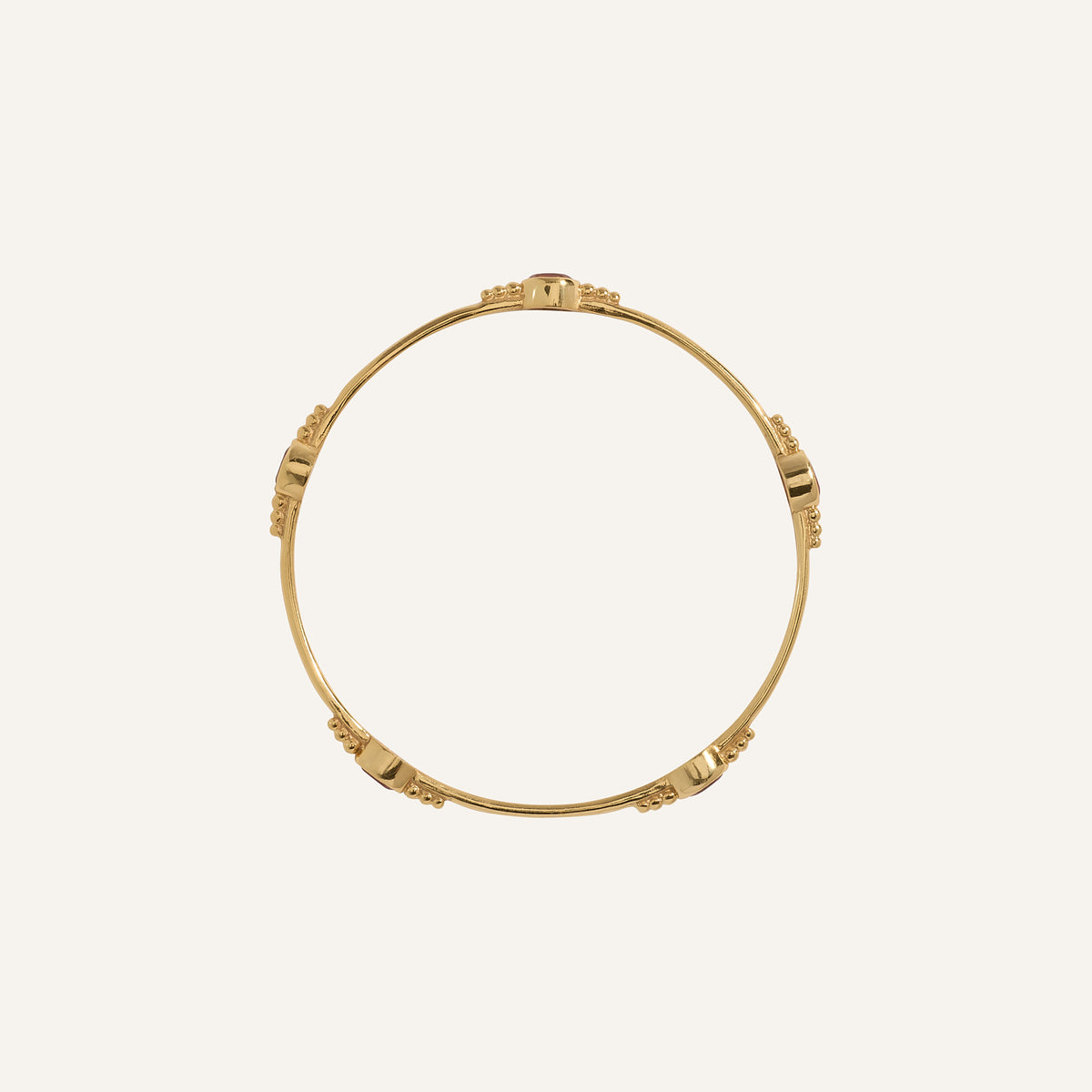 Bracelet jonc Cornaline - Gina