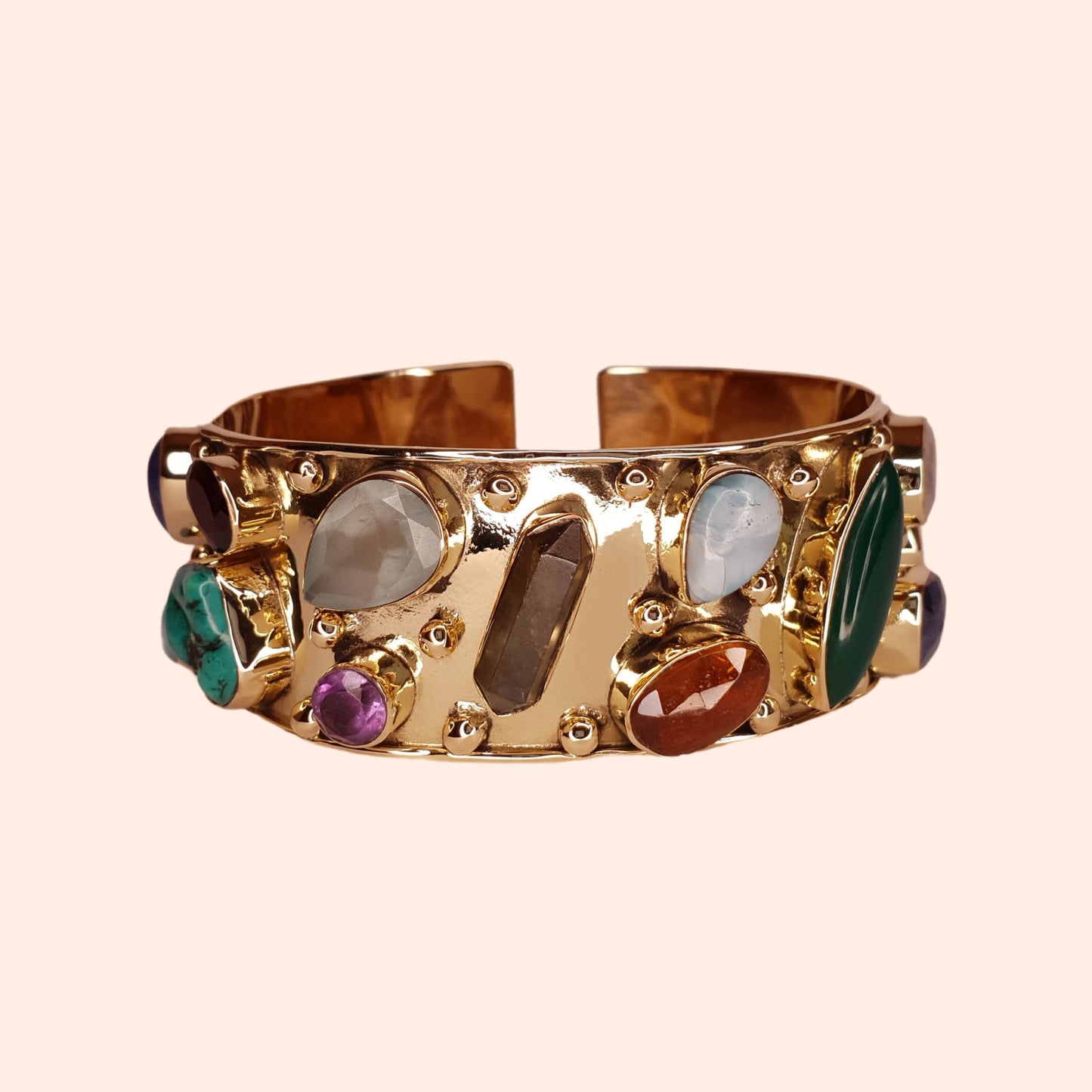 Bracelet manchette femme Multi pierres n°16 - Giorgia