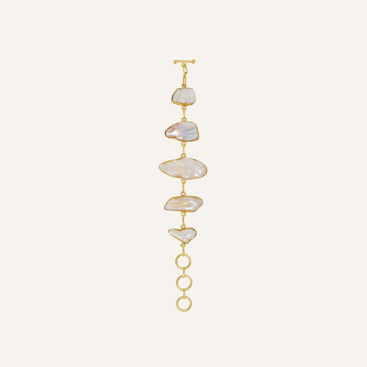 Bracelet extra large en perles baroques - Diva