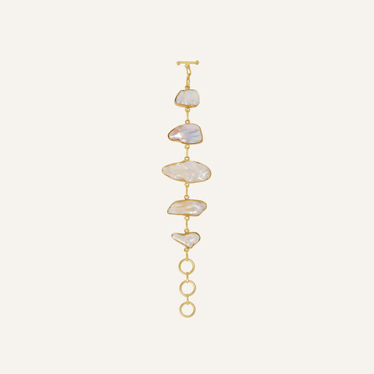Bracelet extra large en perles baroques - Diva