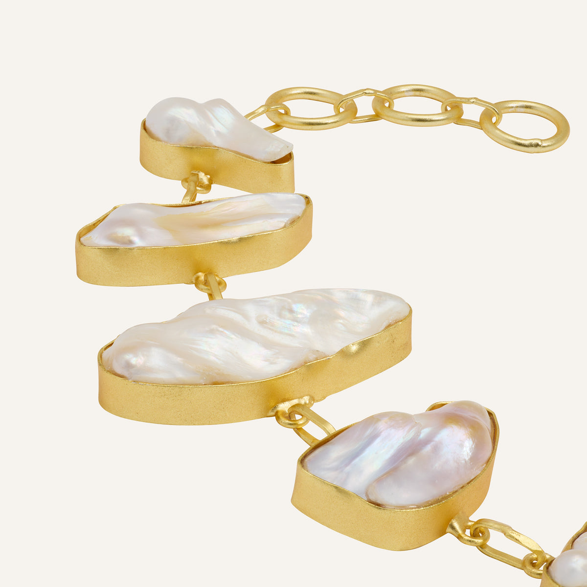 Bracelet extra large en perles baroques - Diva