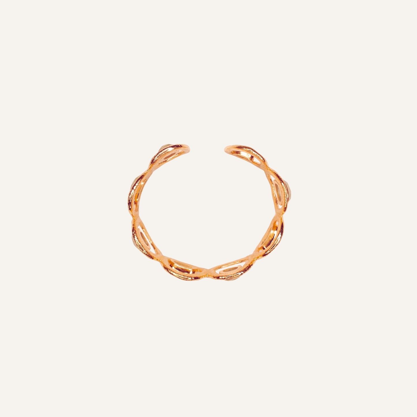Bracelet jonc doré et Préhnite - Amasis
