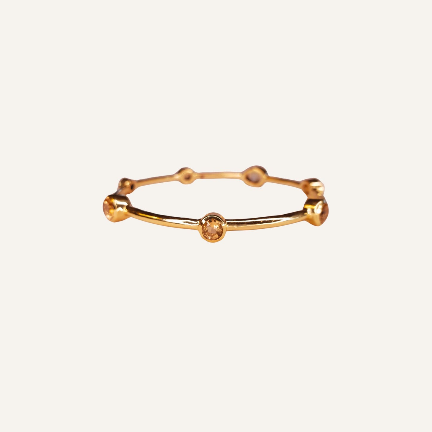 Bracelet jonc Citrine - Gloria