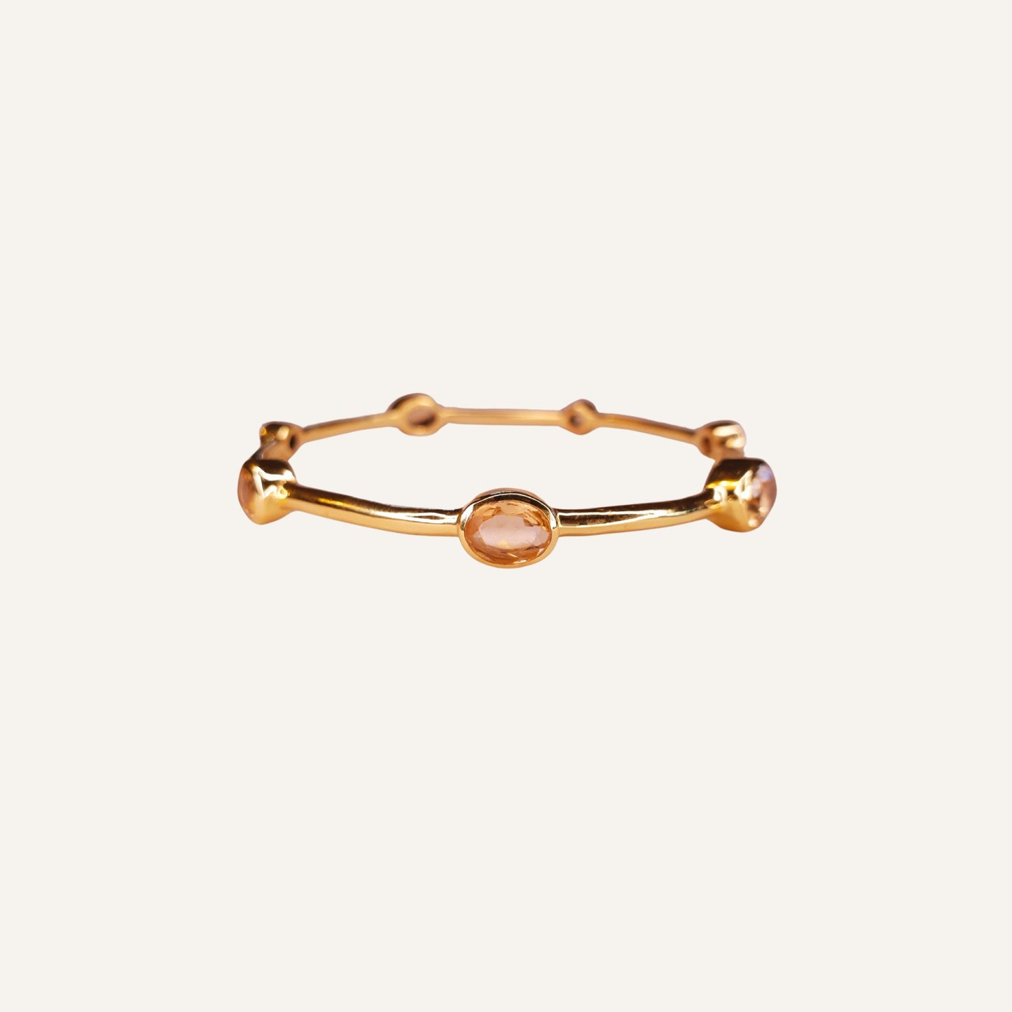 Bracelet jonc Citrine - Gloria