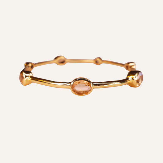 Bracelet jonc Citrine - Gloria