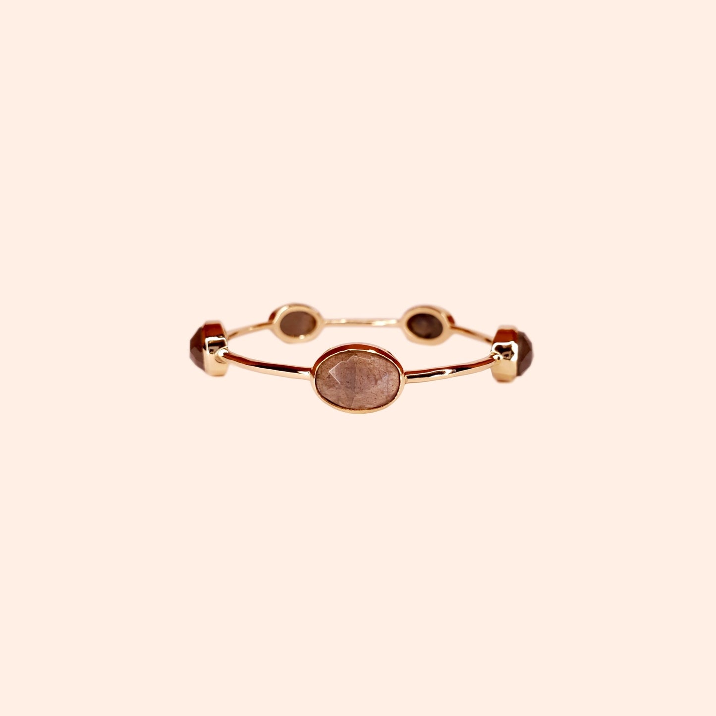 Bracelet jonc doré Labradorite - Gisella-Marialla-Bijoux